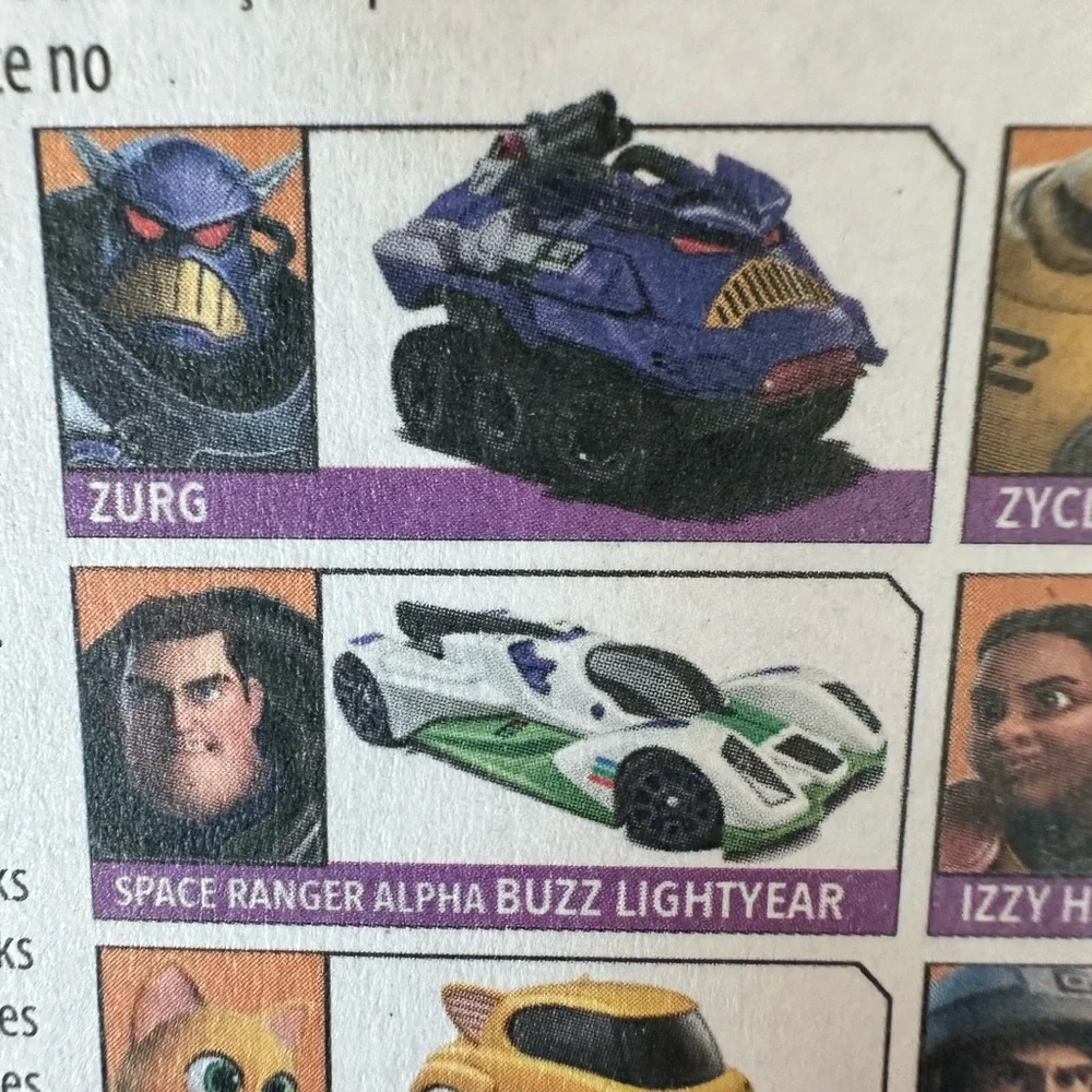 Hot Wheels Disney Pixar Space Ranger Alpha Buzz Lightyear character car